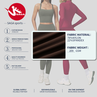 Set Olahraga Wanita 3 Potong, Yoga Athletic Quick Dry Gym Tight Fit Breathable Matching Set dari Source Factory