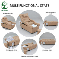 Chaise de lavage de cheveux avec dossier inclinable, table de spa capillaire, table de massage des pieds thaïlandais, lit de pédicure, shampooing, fabrication OEM/ODM par l'usine Jincheng
