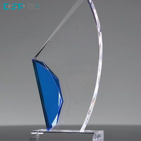 DSP Vietnam factory Clear Acrylic Award pour la gravure de trophées vierges Médailles et plaques