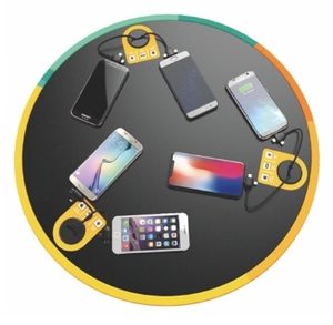 2025 Best Seller en la mayoría de los productos vendidos Quioscos de carga de teléfonos con publicidad Estantes de exhibición de carga rápida - Product Image 5