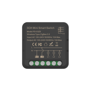 Interrupteur mural intelligent 3 gangs Tuya DIY pour la domotique, mini disjoncteur, contrôle vocal PC Alexa, contrôle de la durée via Smart Life, compatible Zigbee - Product Image 2
