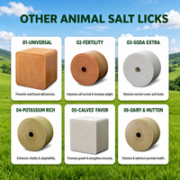 Bloc de sel minéral à lécher personnalisable OEM/ODM pour bétail, chevaux, moutons – Sel à lécher pour animaux en pâturage