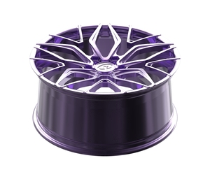 Tùy chỉnh 17 18 19 20 21inch 5x112 5x120 lõm sâ<span class=keywords><strong>u</strong></span> Trọng lượng nhẹ hợp kim mà<span class=keywords><strong>u</strong></span> tím rèn vành bánh xe cho M3 G80 G20 G21 - Product Image 3