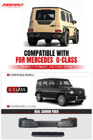 Perfiply Auto Part - Amélioration de voiture - Pare-chocs arrière en fibre de carbone sèche style B800 pour Mercedes Benz Classe G W464 W465 - Kit carrosserie avec diffuseur
