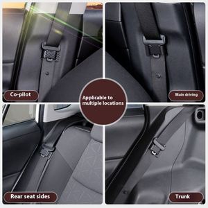 Kit Interior de Lujo para Automóvil, Limitador Ajustable Universal de ABS, Estabilizador Antiruido y Antivibración para Cinturón de Seguridad - Product Image 4