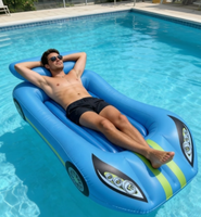 Super Grand Lit de Bronzage Gonflable en PVC pour Voiture de Sport et Jet Ski, Piscine, Lac, Océan, Flottant pour Adultes et Enfants - En Promotion