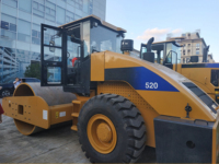 Compacteur vibrant à tambour unique SEM520 de 20 tonnes, force d'excitation de 350/220 KN pour le compactage de roches et de sols