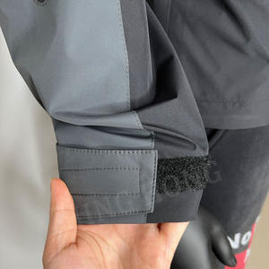 Veste imperméable légère à blocage de couleur personnalisée Veste coupe-vent à poignets réglables pour l'extérieur - Product Image 6