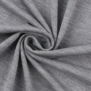 無地在庫ロット横糸竹ニットジャージー生地ストレッチベビー服95% 竹5% スパンデックス竹繊維生地 - Product Image 4