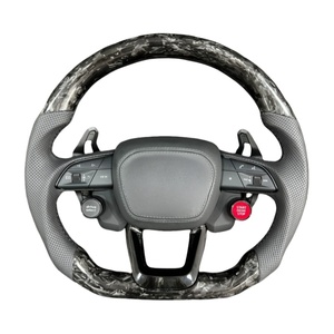 Adecuado para <span class=keywords><strong>Audi</strong></span> A1 A3 A4 A5 A6 A7 RS R8 RS3 C7 Q5 Q7 <span class=keywords><strong>S3</strong></span> 8V B8 B9 S4 Q3 Q8 TT Volante de fibra de carbono forjado personalizado - Product Image 5