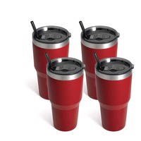 Mug de voyage isotherme en acier inoxydable à double paroi sans BPA de 30 oz, isolation de 6 à 12 heures pour le bureau et le camping