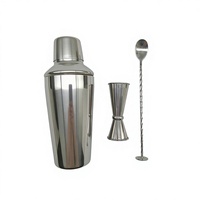 Shaker en métal pour mélanger les cocktails, style américain, pour restaurant et bar