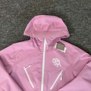 Designer Pink Mertra Men's Long Sporty <b>Quilted</b> <b>Jacket</b> Windproof High Quality Lightweight Polyester Oversized Letter <b>Pattern</b> - Product Image 3