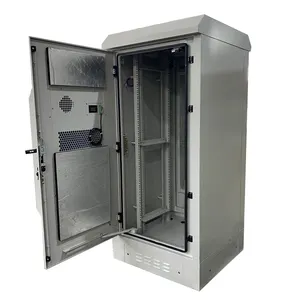 Ip55 5G Server Rack Outdoor 19" 1500w Air Conditioning Cabinet Telecom Base Station With Insulation