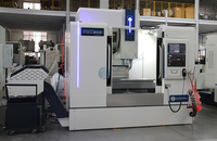 Machine de fraisage verticale CNC 5 axes VMC850, broche BT40, commande Mitsubishi, fraisage et tournage d'aluminium, OEM personnalisé