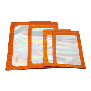 Tùy chỉnh-thực hiện Holographic Mylar túi in ấn trong suốt + nhôm lá Ziplock túi nắp kéo dây kéo khóa trang sức Túi điện tử - Product Image 5