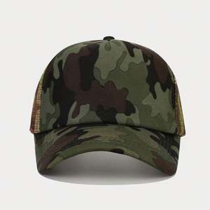Chapeau de soleil en maille respirante camouflage pour hommes et femmes, style décontracté et tendance, inspiré du hip-hop, idéal pour le cyclisme - Product Image 4