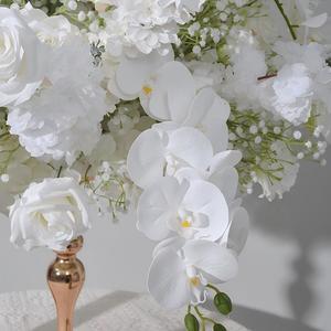 Precio de Fábrica, Bolas de Flores Artificiales Verdes y Blancas, Rosas de Seda, Orquídeas, Centros de Mesa para Bodas, Recuerdos de Boda y Decoración del Hogar - Product Image 5