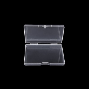 Transparent Plastic Storage Box Rectangle 18mm High PP Material Covered Eco Friendly Office Organizer For Electronics Fish - Product Image 1