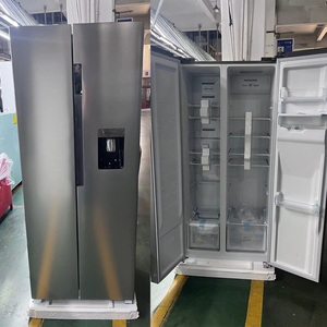 430L VCM Stainless Steel Color Frost-Free Electronic R600a Side-by-Side <b>Refrigerator</b> Water Dispenser for Household Hotel Use Sid - Product Image 1