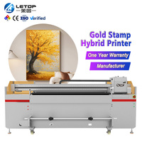 Impresora UV Híbrida de Cama Plana y Rollo a Rollo LETOP Factory de 1900MM, Plotter Digital, Máquina de Impresión Acrílica
