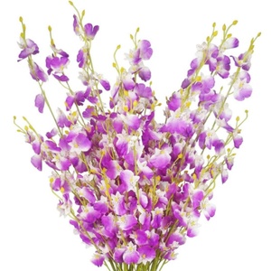 Orchidee artificiali fiori di seta 12 pz <span class=keywords><strong>per</strong></span> matrimonio festivo festa di nozze decorazione <span class=keywords><strong>per</strong></span> vaso da tavolo e casa ufficio - Product Image 1