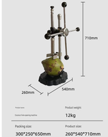 Machine manuelle commerciale pour l'ouverture et la découpe des noix de coco, équipement de traitement du jus de noix de coco pour les magasins de boissons