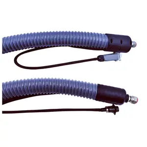 6MM wear-resistant electric PTFE heated hose / hot melt glue hose for Hot melt adhesive machine