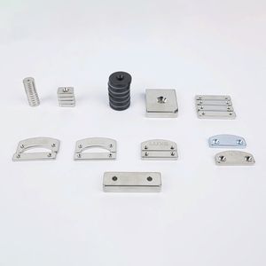 סט יחיד מקרר חור מרובע כפול מרובעים n35 כיתה חזק niodymium פלדה דלת מרוקע עיבוד מגנטי - Product Image 4