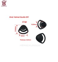 Verrou de cordon triangulaire en plastique, attache de casque, bloque-cordon réglable, quincaillerie pour sac, accessoires de sangle de casque