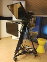 Téléprompteur professionnel de 22 pouces le plus populaire pour enregistrement vidéo, caméscope, annonceur, orateur et studio TV