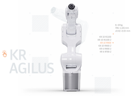 Robot collaboratif industriel KUKA AGILUS à 6 axes, charge utile de 6 à 10 kg, construction en aluminium, soudage, palettisation, préhension et placement
