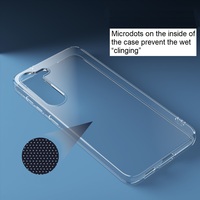 Coque de téléphone en TPU transparent Simple pour Samsung Galaxy S23 S22 S21 S20 FE Plus Ultra mince Coque arrière souple Coque complète