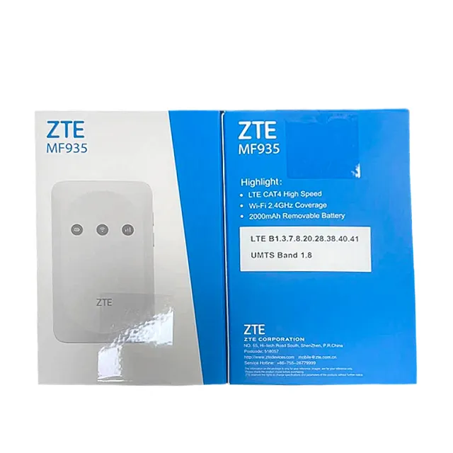 ZTE MF935 4G Mobile Wifi Router LTE Cat4 150Mbps Wireless Hotspot Sim ...
