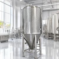 Fermenteur isobare en acier inoxydable Tonsen de 200L à 5000L, cuve de fermentation et de clarification 2HL-50HL pour brasserie