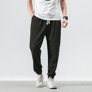<span class=keywords><strong>Pantaloni</strong></span> <span class=keywords><strong>estivi</strong></span> Casual in cotone e <span class=keywords><strong>lino</strong></span> retrò Plus Size <span class=keywords><strong>pantaloni</strong></span> larghi a gamba piccola di <span class=keywords><strong>lino</strong></span> - Product Image 5