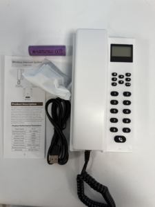 433MHz audio deurtelefoon <span class=keywords><strong>intercom</strong></span> lange afstand draadloze veilige handsets 7-inch touchscreen batterijvoeding voor kantoor hotel thuis - Product Image 4