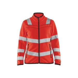 BLAKLADER - 496610105500XXL Chaqueta de micropolar Hi-Vis para mujer Rojo-EAN 7330509811528 ROPA DE TRABAJO DE 2017 - Product Image 1