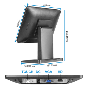 Nhà máy tùy chỉnh <span class=keywords><strong>mini</strong></span> 9.7inch hiển thị <span class=keywords><strong>POS</strong></span> <span class=keywords><strong>LCD</strong></span> 4:3 cảm ứng điện dung màn hình màn hình với đứng - Product Image 4
