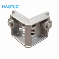 Joint d'angle de fenêtre en aluminium de haute qualité à 90 degrés, profilé en aluminium, quincaillerie de fenêtre, support d'angle pour usage domestique