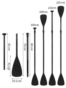 Pala de <span class=keywords><strong>SUP</strong></span> Ajustable de Aluminio de 3 Piezas, Ligera, para Tabla de Paddle Surf, para Adultos y Principiantes, Multiusos - Product Image 6