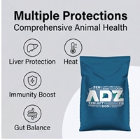 Additif alimentaire pour bétail, volailles et animaux aquatiques, matière première, enzyme dégradante de mycotoxines à haute activité et liant de mycotoxines