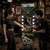 Máquina de Tatuajes Inteligente con IA, Máquina de Tatuajes Virtual, Vista Previa de Tatuajes en Tiempo Real, Equipo para Estudio de Tatuajes