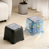 Tabouret de rangement multifonctionnel en plastique, style nordique, meuble de salon, repose-pieds, banc à chaussures, ottoman