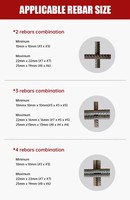 Outils de ligature de barres d'armature WL-460 à haute efficacité pour les chantiers de construction