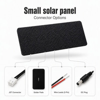 Module Solaire Compact B2B SMT 2W 3.5W 5V 12V avec Adhésif, Étanche, pour Jardinière Intelligente et Minuteur d'Arrosage de Jardin