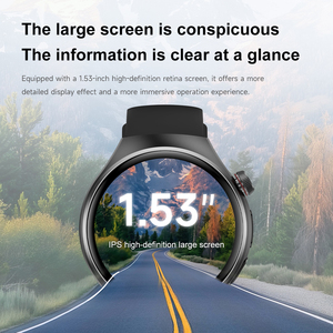 Montre connectée Wearable Devices <span class=keywords><strong>Watch5</strong></span> avec écran TFT de 1,53 pouce, montre de fitness intelligente, appels sans fil, étanche IP67, montres intelligentes de sport avec GPS - Product Image 3