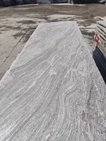 Carrelage en granit gris Juparana poli pour la conception de villas modernes