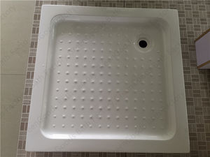 Base de douche carrée blanche, en Fiber de verre, Portable, pour <span class=keywords><strong>la</strong></span> douche <span class=keywords><strong>Tra</strong></span>, de couleur blanche - Product Image 5