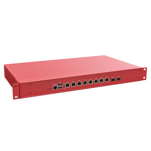Dispositivo <span class=keywords><strong>de</strong></span> <span class=keywords><strong>Firewall</strong></span> BKHD OEM Rojo 1U para Montaje en Rack, 8 Puertos LAN <span class=keywords><strong>de</strong></span> 1G, 2 Puertos SFP, Intel I3-3110M, Openwrt, Pfsense, Router, Servidor <span class=keywords><strong>de</strong></span> Puerta <span class=keywords><strong>de</strong></span> Enlace <span class=keywords><strong>de</strong></span> Internet X86 - Product Image 1